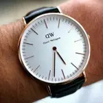 預購 瑞典DW手錶DANIEL WELLINGTON 0107DW玫瑰金 皮帶 GLASGOW 40MM
