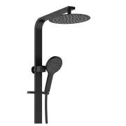 Kaya Deluxe Twin Shower, Matte Black