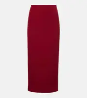 [Roland Mouret] Roland Mouret Pencil crêpe midi skirt AU 14 red