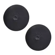2pcs Dustproof Velour Headphone Case Cover Cap Soft For Large over-ear Headset
