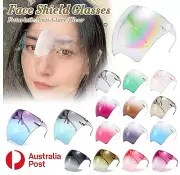 Full Face Shield Mask Clear Protective Shields Visor Safety Cover Anti-Fog Light