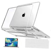 Case for MacBook Air 13 inch, Crystal Clear Case 2020 2019 2018 A2337 M1