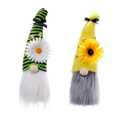Sunflower Garden Gnome Gnomes Scandinavian Swedish Nisse Tomte Ornaments