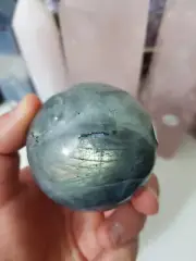 1 Purple Labradorite Crystal Sphere - PLSP1