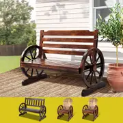 2-3 Seat Gardeon Garden Bench Seat Outdoor Furniture Wooden Wagon Chair Backyard Lounge