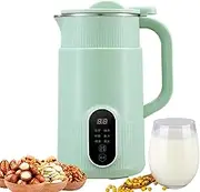 Soybean Milk Maker, 800ml Automatic Nut Plant Based Milk Maker Machine with 12h Timer & Keep Warm, Auto Clean, Mini Stainless Steel Wall Breaker for Oat, Soy, Juices, Boiling Water