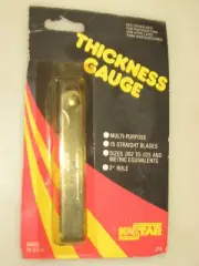 NEW MULTI-PURPOSE THICKNESS, FEELER GAUGE, 15 Blades, USA, KASTAR # 27A