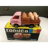 在飛比找蝦皮購物優惠-Tomica 絕版 美品 日製 日本製 NO.39粉紅豬車 