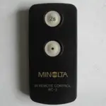 MINOLTA 美能達 IR REMOTE CONTROL RC-3快門線