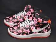 Nike GS Air Force 1 Mid SE Youth Size 5.5 Womens 7 Black Pink White FQ3692-001