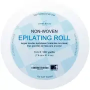 Wax Strip Roll Hair Removal Smooth Waxing Roll, 3"x100 yards (WA1010 x1)