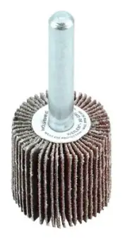 Weiler 30720 1" x 1" x 60AO Wolverine Coated Abrasive Flap Wheel, 1/4" Stem (...