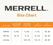 Merrell Moab Hiking Mid Cushion Socks-1 Pair Pack-Coolmax Moisture Wicking & Arc