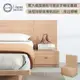 E-home Cozy舒活系1抽收納床頭櫃-原木色
