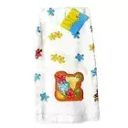 Summer Fun Kitchen Towel Tropical Drinks Applique Blue Yellow Pink Purple NEW
