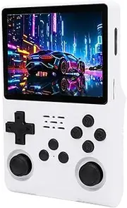 R40S PRO Game Console - 30000 Classic Games in 1 Handheld Retro Gaming Consele with 3.5-Inch IPS Screen/3800mAh/20＋ Emulator/Built-in 256G TF Card, Support HDMI and TV Output