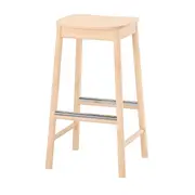 RÖNNINGE bar stool, birch, 75 cm