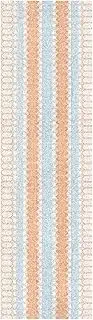 Amooorous Orange Cute Lace Stripes Skateboard Grip Tape roll Non-Skid Longboard Griptape Waterproof mini Cruiser Skateboard Grip 33×9 Inch