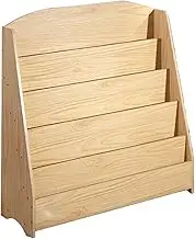 Kids Front Facing Book Shelf Bookshelf with Hidden Drawer Wooden Bookcase Single-Sided Book Display for Toddlers