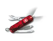 VICTORINOX SIGNATURE LITE RED TRANSLUCENT - SWISS ARMY KNIFE - L: 58 MM 7 TOOLS