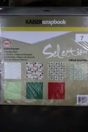 Kaiser Scrapbooking 12x12 Paper Pack Selection- Christmas 7 Designs