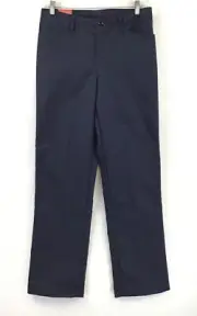 Red Kap PZ33NVC / Navy Blue Midrise Casual Dress Uniform Pants NWT / Size 10