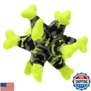 Qonline Dog Chew Squeaky Toys, Dog Teeth Cleaning Toy, Tug of War, Stuffed Ja
