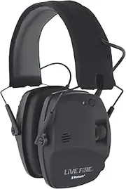[Mack's] Live Fire BTX Electronic Shooting Earmuffs with Bluetooth Wireless Technology for Hunting, Tactical, Target, Skeet and Trap Shooting