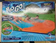 ️ H2o GO aqua Ramp Triple Slide, One Water Slide Best way, 18ft