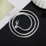 925 Sterling Silver Solid Snake Chain- width size 2mm & 3mm