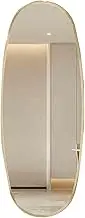 Full Length Mirror,with Aluminum Frame Arched-Top Full Dressing Mirrors, Standing Hanging or Leaning Against Wall， for Bedroom Cloakroom, Living Room(Color1,40x150cm)