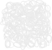 TEHAUX 1 Box Transparent Rubber Band Elastic Band Hair Ribbon Clear Hair Elastics Hair Ties Tiny Rubber Bands Rubber Bands Cutter for Hair Elastic Rubber Bands for Hair Clear Elastics