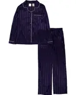 Girls 8-16 Satin Long Pj Set