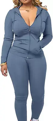 Two Piece Outfits for Women Jogger Sets Workout Sweat Suits Tracksuit Pants Set