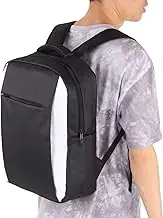 Yunseity Gaming Console Backpack for PS5, Nylon Fabric Shockproof Waterproof Travel Carrying Case, Headset and Game Accessories