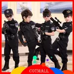 COTMALL 雪莉派對~ 兒童警察服飾 超級戰警裝 刑警服 警察制服  萬聖節服飾兒童 警察 節慶派對