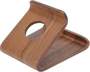 Wooden Mobile Phone Stand Mobile Phone Bracket Wooden Tablet PC Holder Phone Stand, Phone Bracket, Cell Phone Stand Table for Office for Home(Walnut)