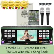 TJ Media B2 Karaoke Machine System 1TB+Wired Microphone+Remote+Foreign Song Book