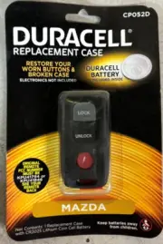 Duracell CP052D Replacement Key Fob Case for Mazda NEW