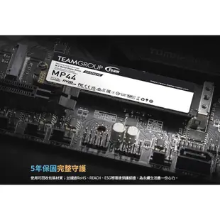 TEAM 十銓 MP44 1TB 2TB M.2 PCIe SSD 固態硬碟