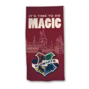 Harry Potter Hogwarts It's Time To Do Magic Cotton Beach Towel