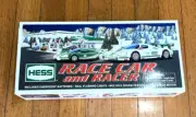 ~~ NEW!! 2009 HESS Race Car and Racer Real Flashing Lights Pull Back Motor