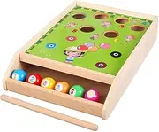 Gupcaqosjw Tabletop Game Table | Home Party Games Parent-Child Interaction | Billiards Tables for Room, Tabletop Pool Accessories Wooden