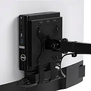 HumanCentric Dual VESA Sleeve Compatible with Dell OptiPlex Micro Form Factor Case VESA Mount for computer arm Fits MFF 3040, 3046, 3050, 3060, 3070, 3080, 5050, 5060, 5070, 7040, 7050, 7060, and more