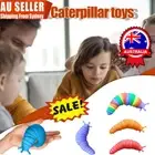 Fidget Slug Toy Articulated Flexible Relief Anti-Anxiety Sensory 3D Slug Toys IH