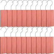 Cedar Blocks for Clothes Storage, 20 Pack Natural Cedar Planks Hang Ups, Aromatic Cedar Wood for Closets