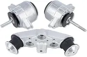 94837506100 94837506200 97037511801 for Panamera 2010-2016 3pcs Engine Mounts Engine Gearbox Support