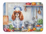 Cavalier Spaniel The Chef Memory Foam Kitchen Mat Machine Washable Anti-Fatigue