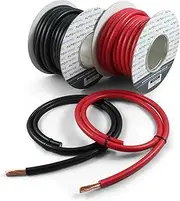 Autowiring Automotive Hi-Flex 170 Amp 25mm² 4 AWG Battery/Starter/Inverter/Welding PVC Cable Wire (Black, 8 Metre)