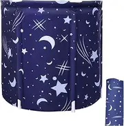 Foldable Soaking Bathtub, Portable Ice Bath Tub, Foldable Cold Plunge, Spacious and Comfortable 70x65cm Freestanding and Versatile for Shower Spa Sauna